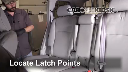 2013 Toyota Highlander Hybrid Limited 3.5L V6 Car Seats Install